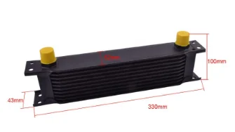Enfriador de aceite para carreras aluminio AN10 transmisión – negro - imagen 5