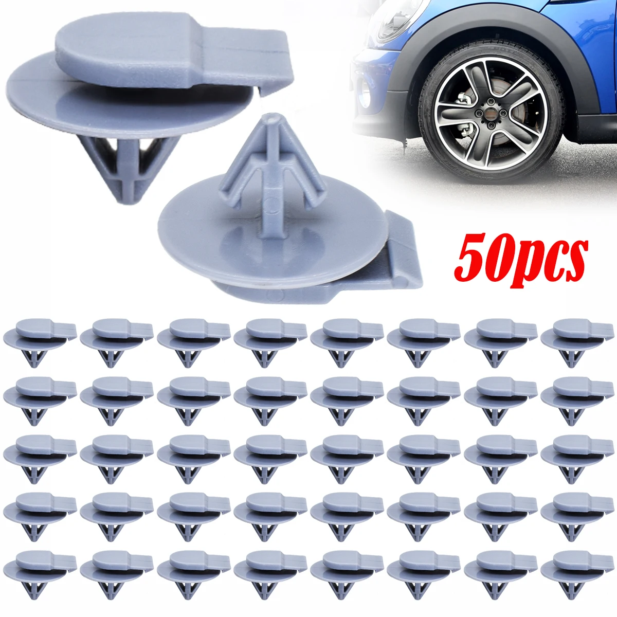 Clips de guardabarros exterior para Mini Cooper R50-R59