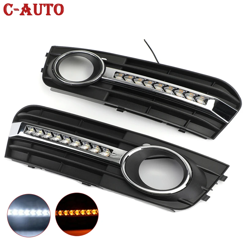 Kit faros LED antiniebla cromados Audi A4 B8 (2009-2011)