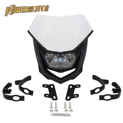 Faro enduro 35W doble haz para motos Yamaha Honda Suzuki