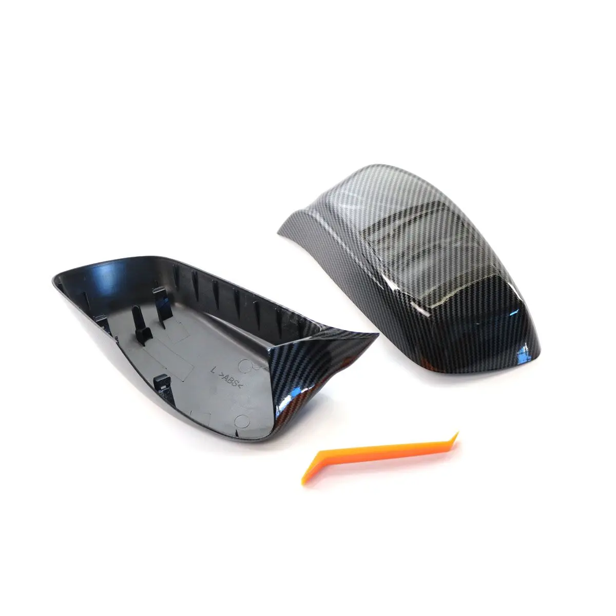 Tapas de espejo de fibra de carbono para BMW E60, E61, E63 y E64 - imagen 5