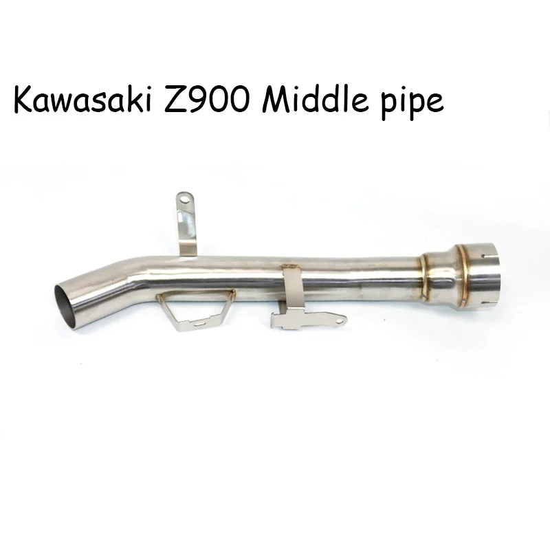 Eliminador Decat, tubo de escape inferior, silenciador de motocicleta, tubo medio, reemplaza el catalizador de existencias para KAWASAKI Z900 17 2018 2019 2020 2021