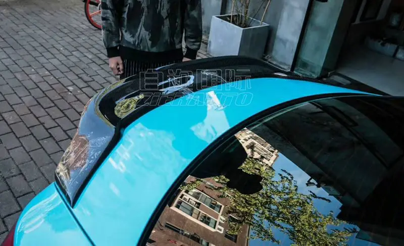 Alerón de techo trasero estilo R en carbono para Mercedes CLA W117 - imagen 3