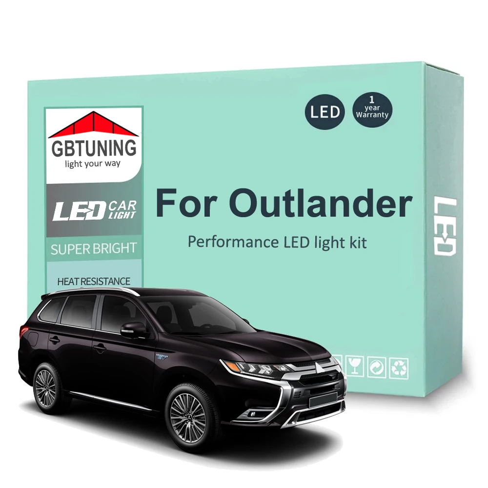 Kit bombillas LED interior Mitsubishi Outlander 2001-2021 CANBUS