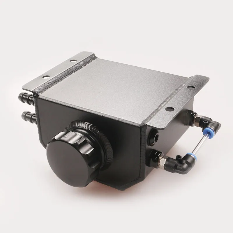 Depósito catch can de aceite de aluminio con tapón de drenaje