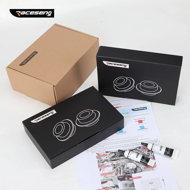 Buje de cuello rígido del eje trasero del submarco para BMW E90/91/92/93 E82/87/88/600 X1(E84) Octavia, mejora la estabilidad de control de aluminio - imagen 5