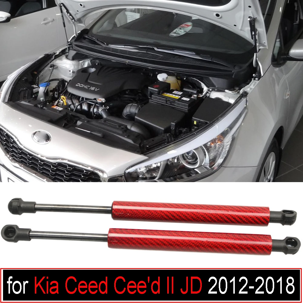 Puntales de gas capó fibra carbono – Kia Ceed II JD 2012-2018