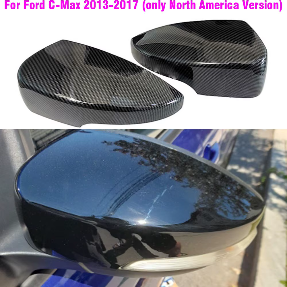 Carcasas de espejo retrovisor negras Ford Kuga, Escape y Focus