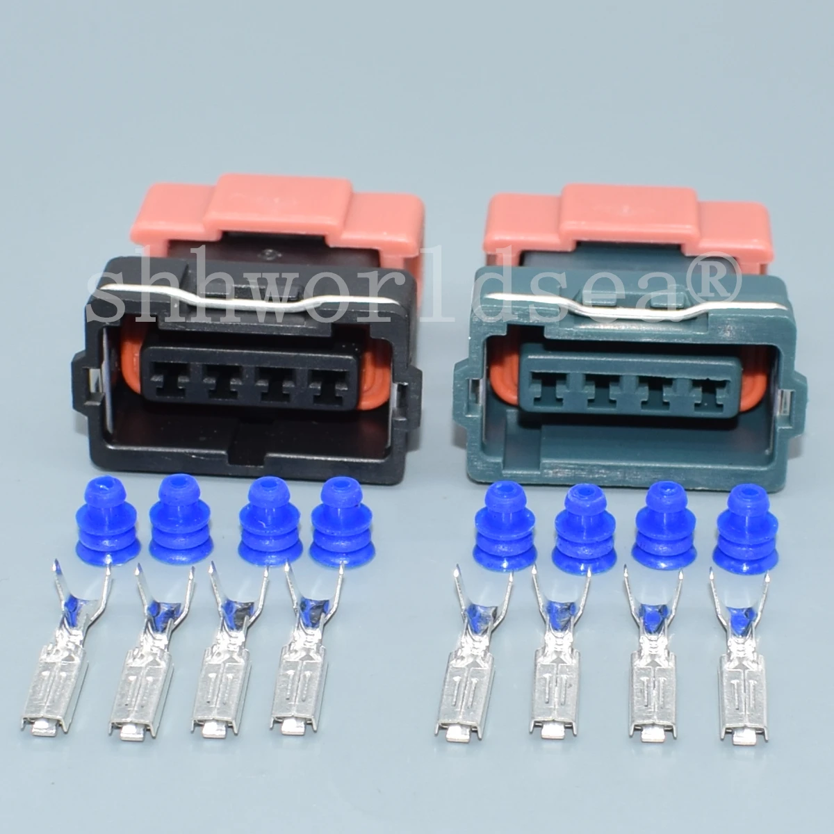 Detalle del conector hembra de 4 pines