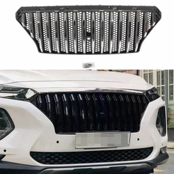 Rejilla radiador Hyundai Santa Fe 2019-2020 – ABS negro brillante