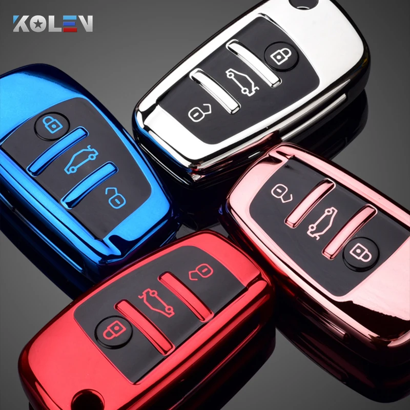 Funda protectora TPU para llave Audi – A1 A3 A4 A5 A6 Q3 Q5 TT RS - imagen 2