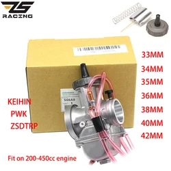 Carburador ZS Racing Keihin PWK universal 2T/4T moto