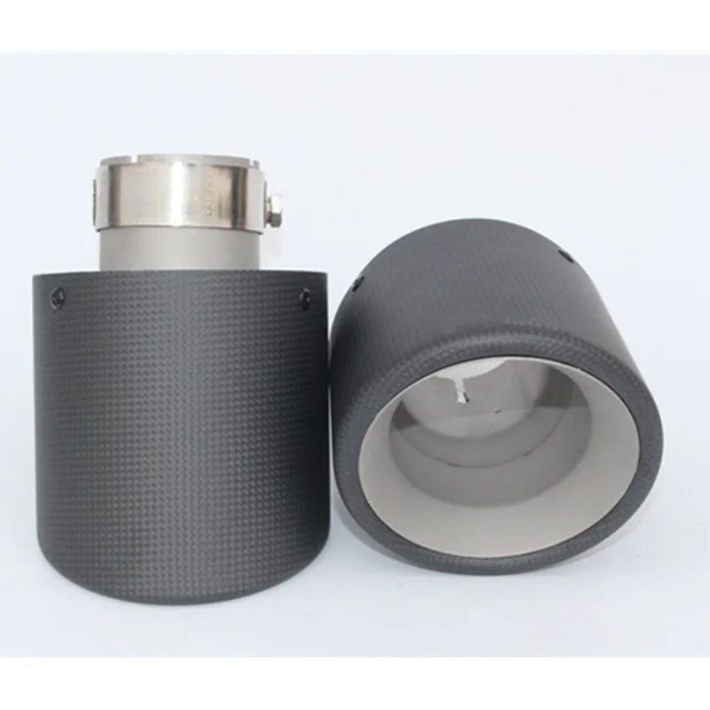 Silenciador de escape con punta de carbono universal - imagen 3
