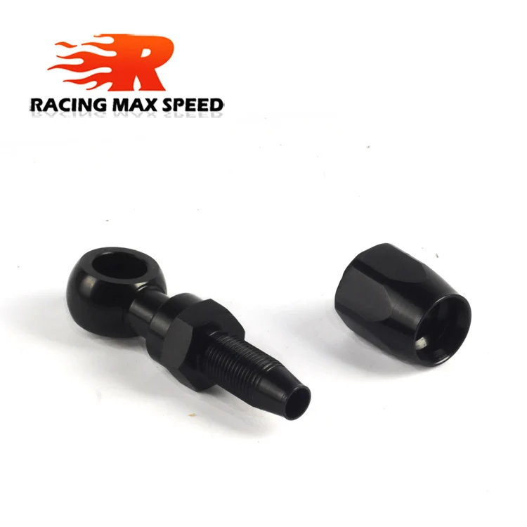 Adaptador racor giratorio AN6 a Banjo – manguera combustible 12mm - imagen 4