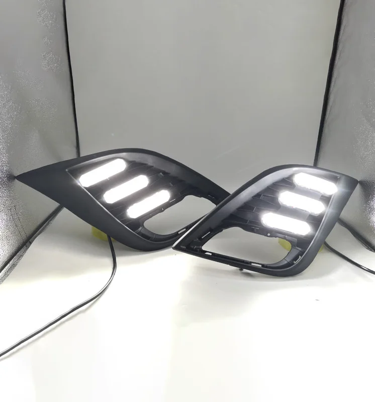 Kit luces diurnas LED Mazda 3 (2010-2013) intermitente amarillo - imagen 4