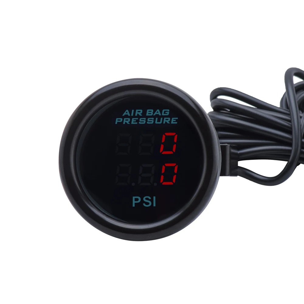 Manómetro doble para suspensión neumática de 52 mm con sensor - imagen 2