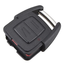 Carcasa de llave Opel C63 con 2 botones negros, sin chip