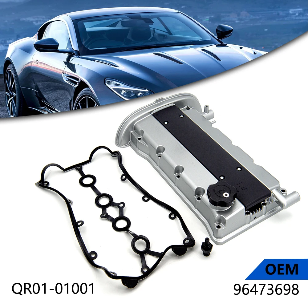 Tapa de válvulas de aluminio 96473698 para Chevrolet Aveo 1.6 - imagen 2