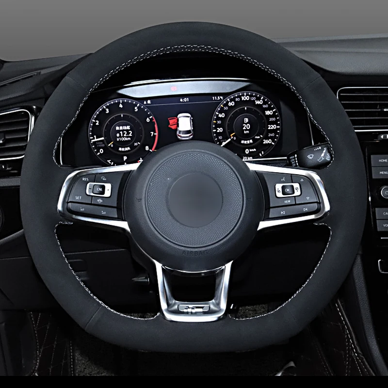 Funda de volante gamuza carbono VW Golf 7 GTI/R (2015-2016) - imagen 3
