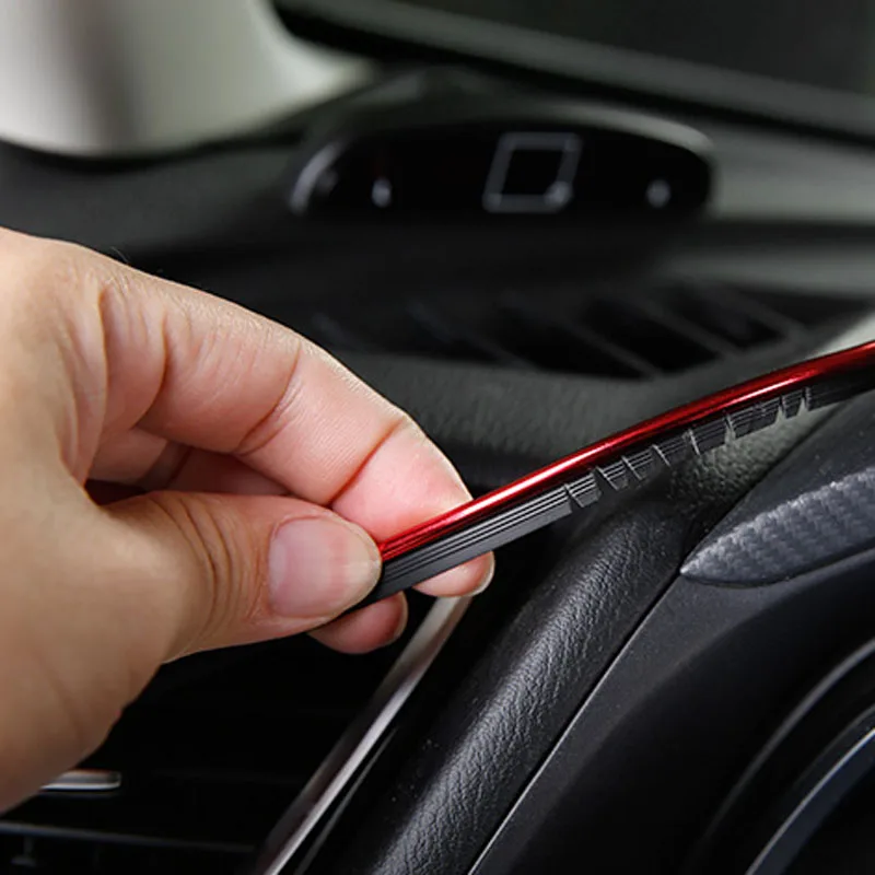Tiras pegatinas decorativas interior para Audi Q3 Q5 A1 A3 A4 A5 A6 A7 - imagen 5