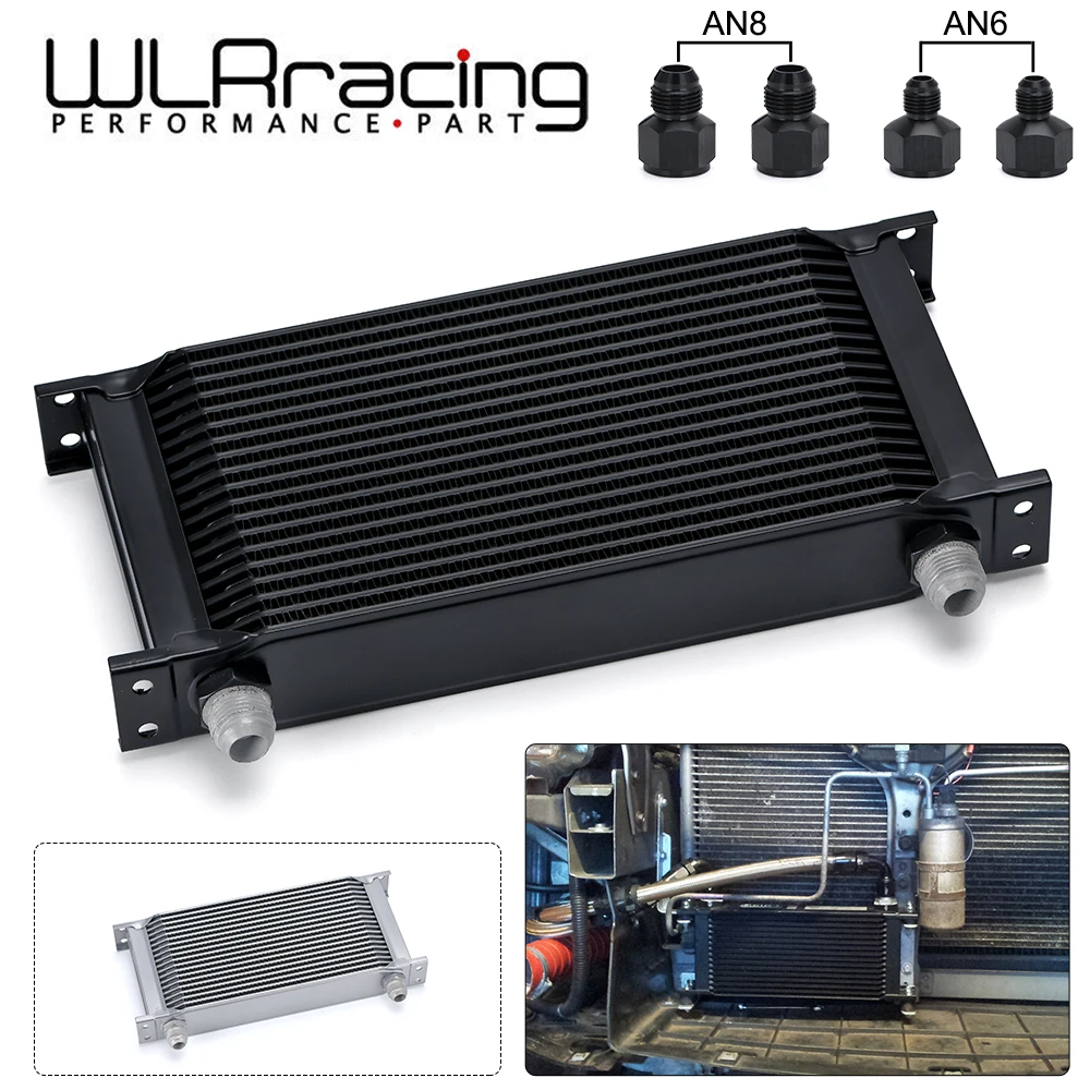 Radiador de aceite WLR7019 universal aluminio 19AN – motor y transmisión