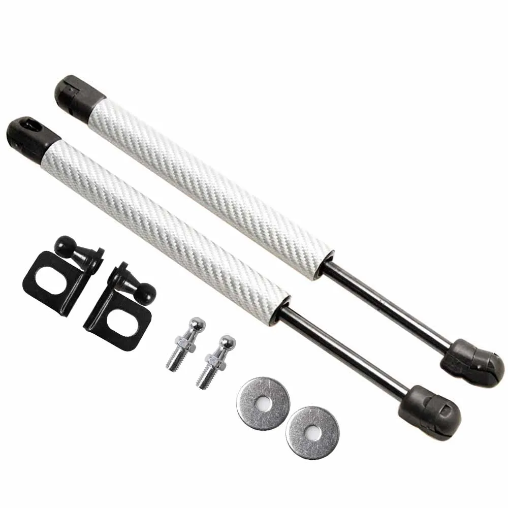 Modificar puntales de Gas para Mitsubishi Carisma 1995-2004 2 amortiguadores de choque capó delantero capó soporte de elevación de fibra de carbono resorte de Gas - imagen 3