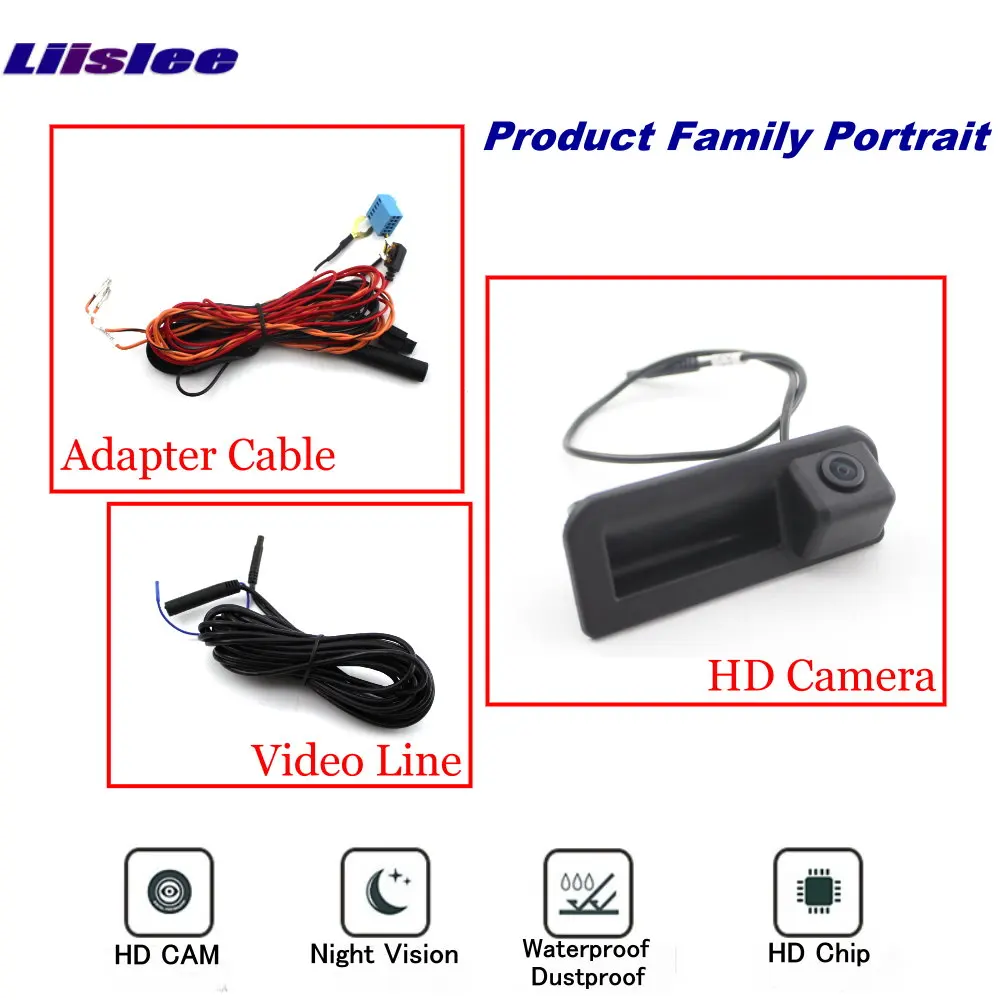 Cámara trasera de marcha atrás para coche Skoda Karoq (NU7) 2017-2023, imagen de trayectoria dinámica, sistema de estacionamiento mejorado de pantalla Original - imagen 5