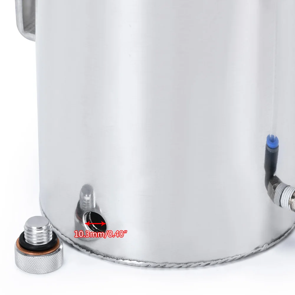 PQY Decantador de aceite de aluminio con filtro de ventilación TK01 - imagen 4