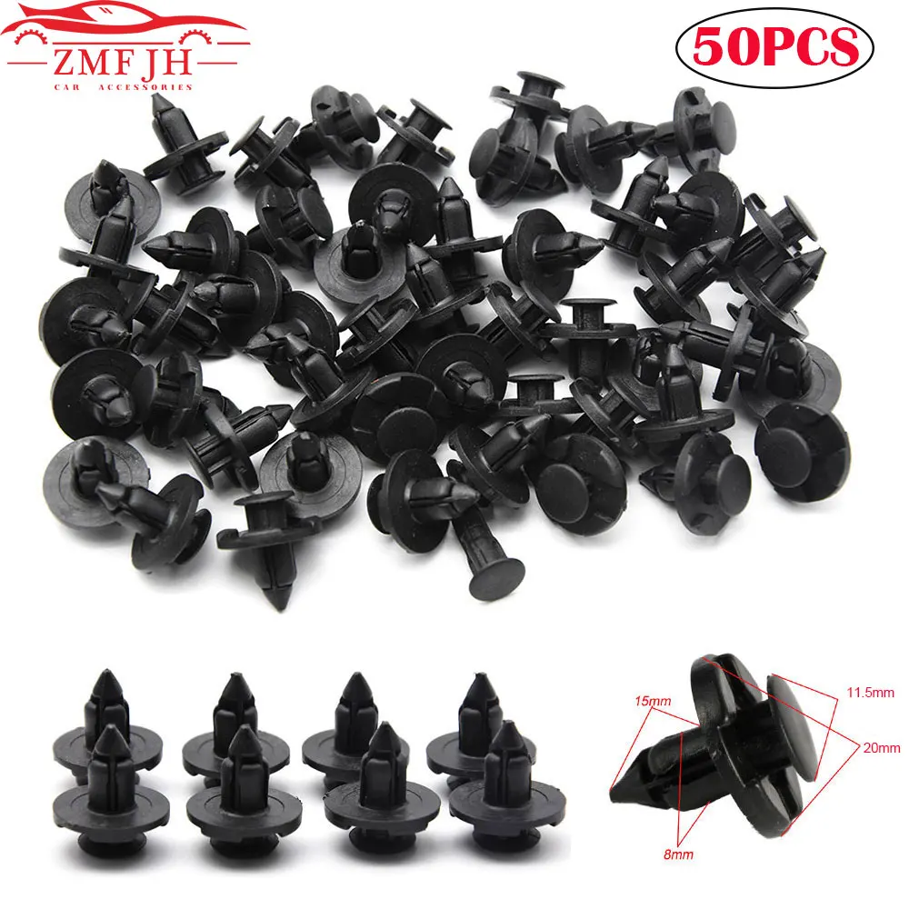 Clip sujetador parachoques 8mm empuje para Nissan – motor y puerta