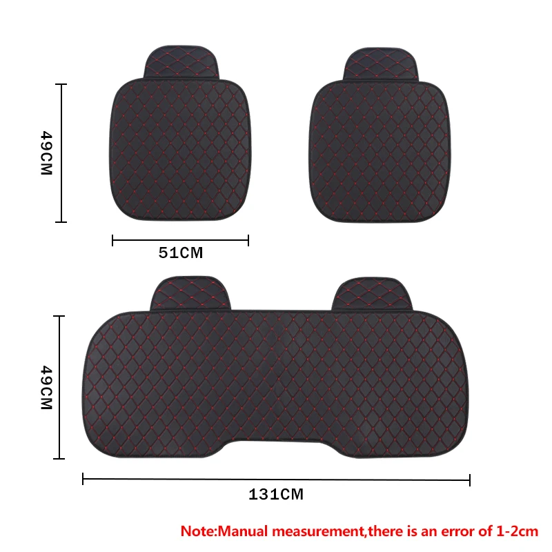 Fundas de asiento cuero PU universales para Peugeot 206 207 307 308 - imagen 4