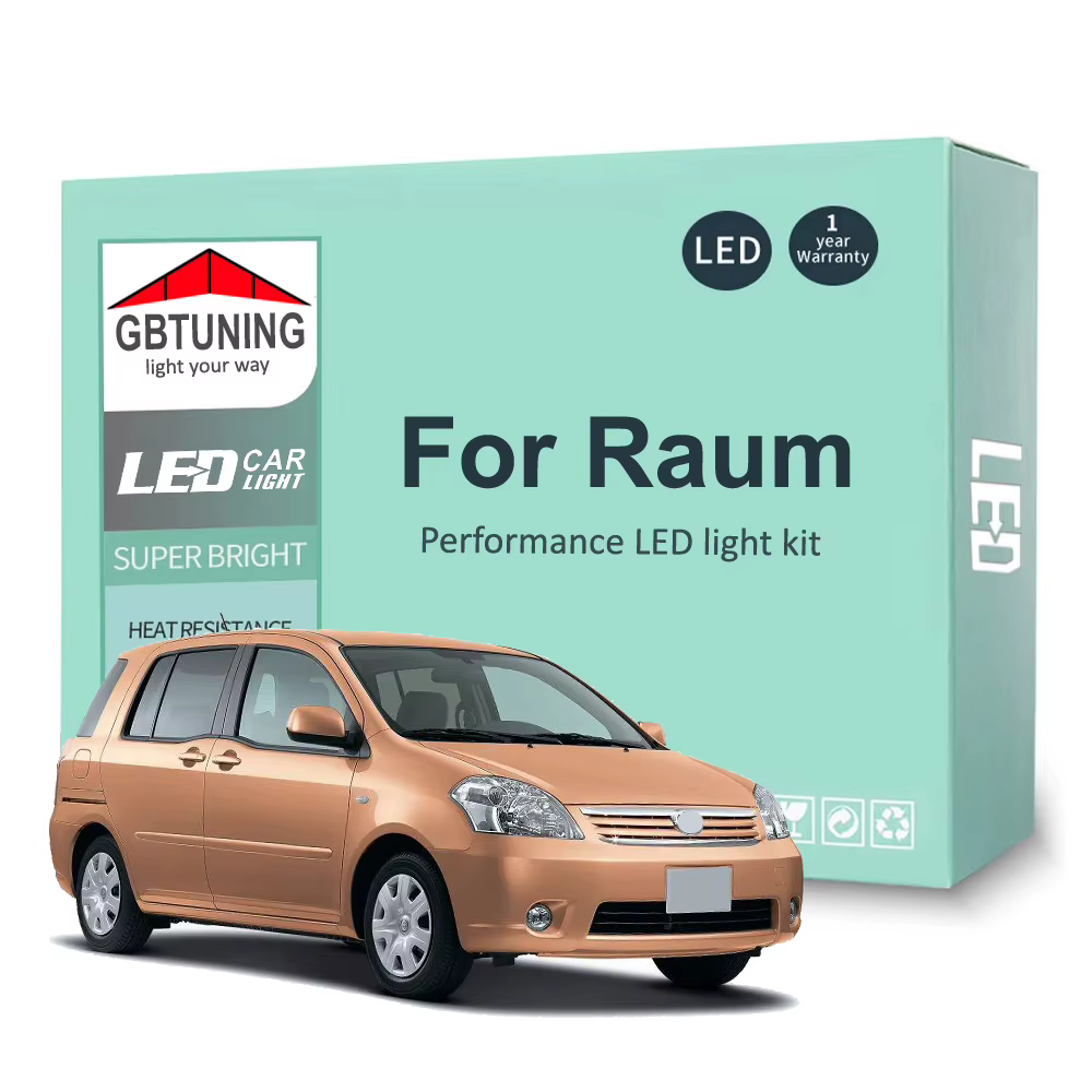 Kit de bombillas LED Canbus para interior de Toyota Raum (2003-2021)