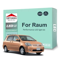 Kit de bombillas LED Canbus para interior de Toyota Raum (2003-2021)