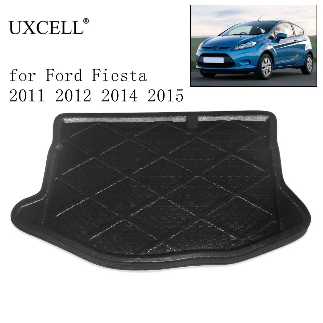 UXCELL Bandeja de maletero Ford Fiesta y Focus Hatchback 2005-2018 - imagen 2
