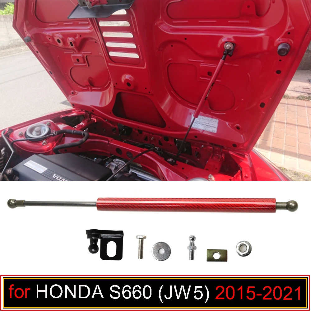 Capó trasero Honda S660 JW5 2015-2021 con amortiguador gas y soportes