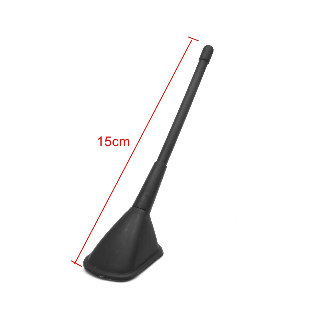 Antena Decorativa Sefl para Techo – Base Adhesiva Negro 9-17 cm - imagen 4