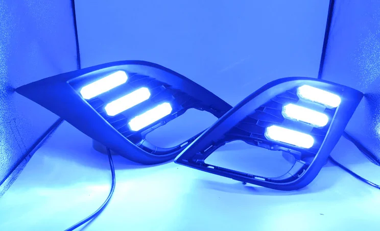 Kit luces diurnas LED Mazda 3 (2010-2013) intermitente amarillo - imagen 3