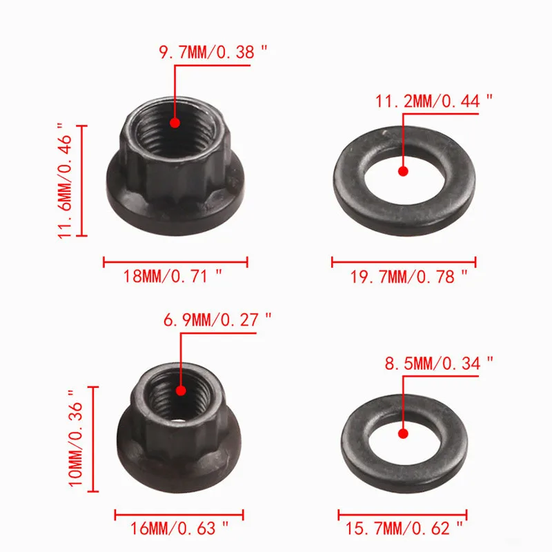 Kit pernos culata 12 puntos LS1 LS3 5.3L 5.7L 6.0L – Chevy 2004-2018 - imagen 3