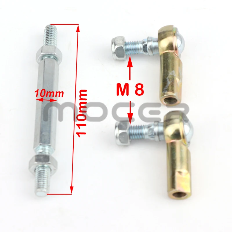 Rótula de dirección metálica para kart