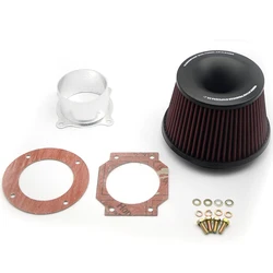 Filtro aire admisión universal 75mm doble cono – sistema intake