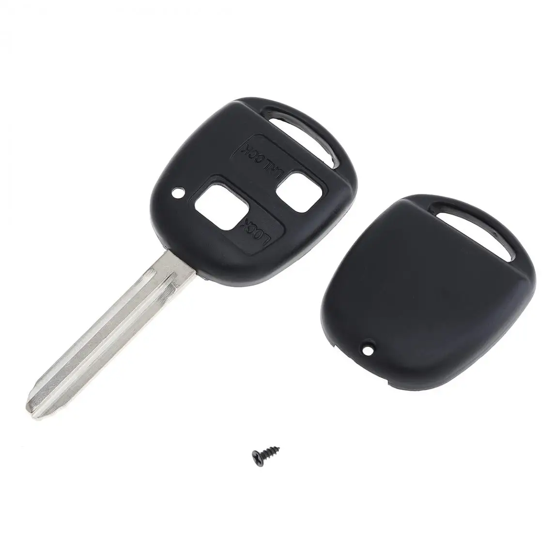 Carcasa llave Toyota 2 botones – Corolla, RAV4, Prado y Yaris - imagen 4