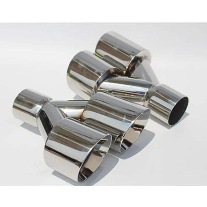 Tubo escape doble Acero Inoxidable 304 63/89 mm – BMW Mercedes VW Golf - imagen 5