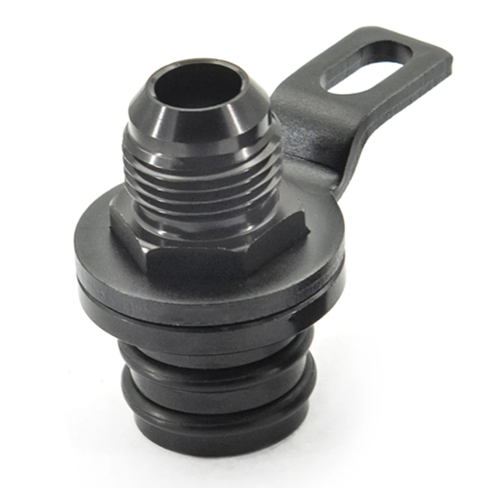 Adaptador de ventilación 10AN negro para Honda Acura D16 - imagen 3