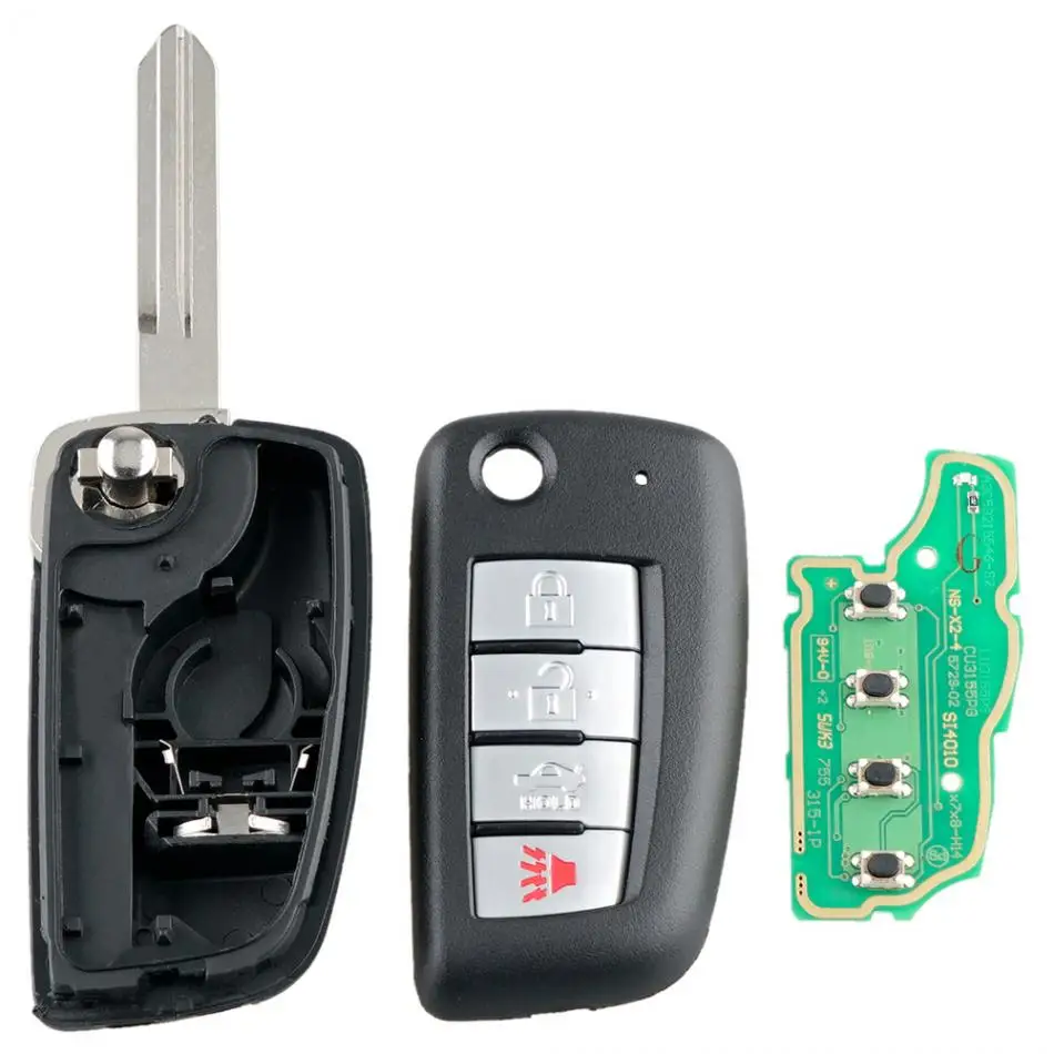 Llave remota KBRASTU15 para Nissan Versa y Xterra 315 MHz ID46 - imagen 2