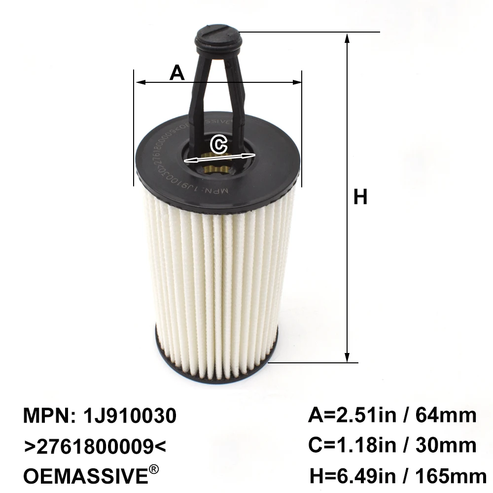 2761800009 Mercedes-Benz Filtro aceite motor M276 y M278 - imagen 3