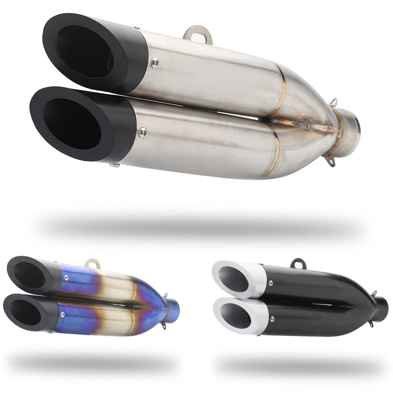 Silenciador doble salida para GSX-R, S1000RR, CBR250RR y YZF-R6 - imagen 5