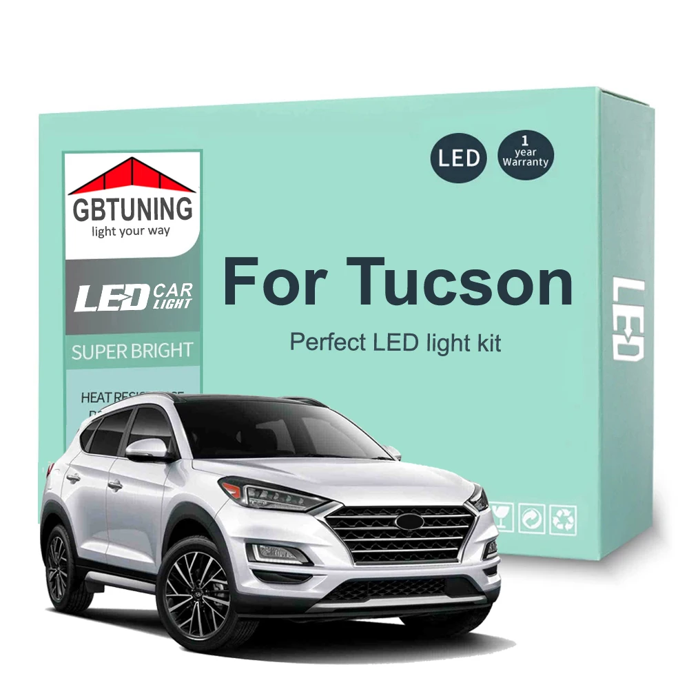 Kit LED habitáculo Hyundai Tucson sin error Canbus