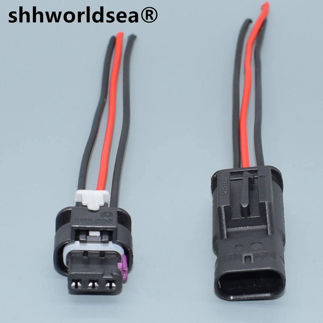 Shhworldsea 0973703 Conector estanco eléctrico de cableado VW Audi