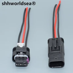 Shhworldsea 0973703 Conector estanco eléctrico de cableado VW Audi