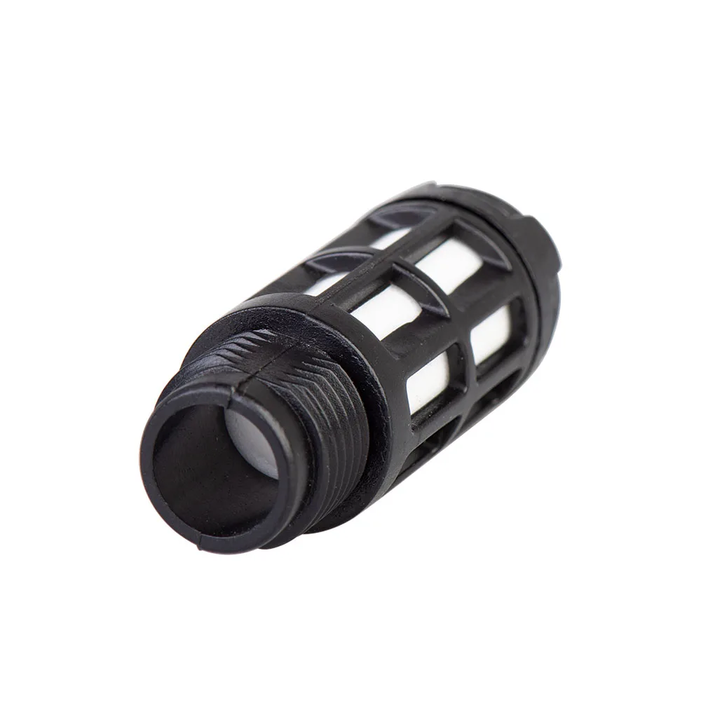 Silenciador Neumático Escape Aire 1/4PT Plástico Negro – Componente Mecánico - imagen 4