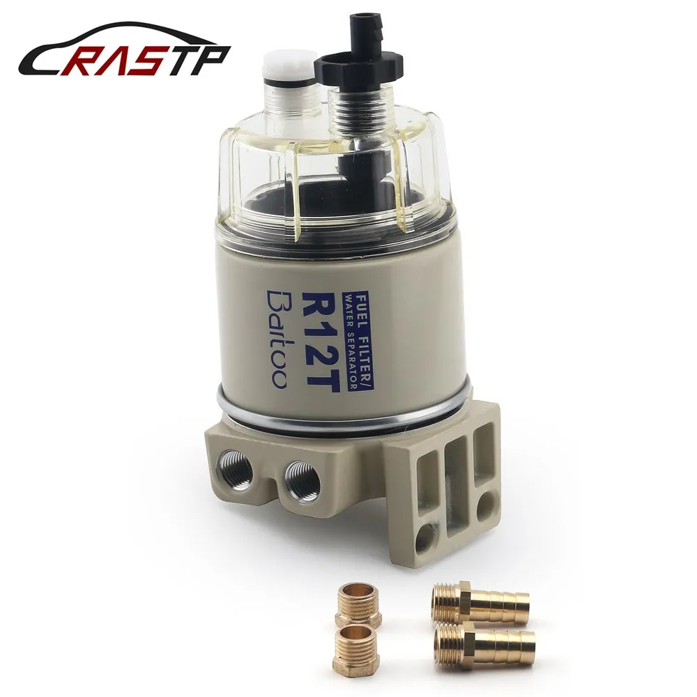 Filtro separador de combustible y agua R12T Racor Serie 120/140 diésel
